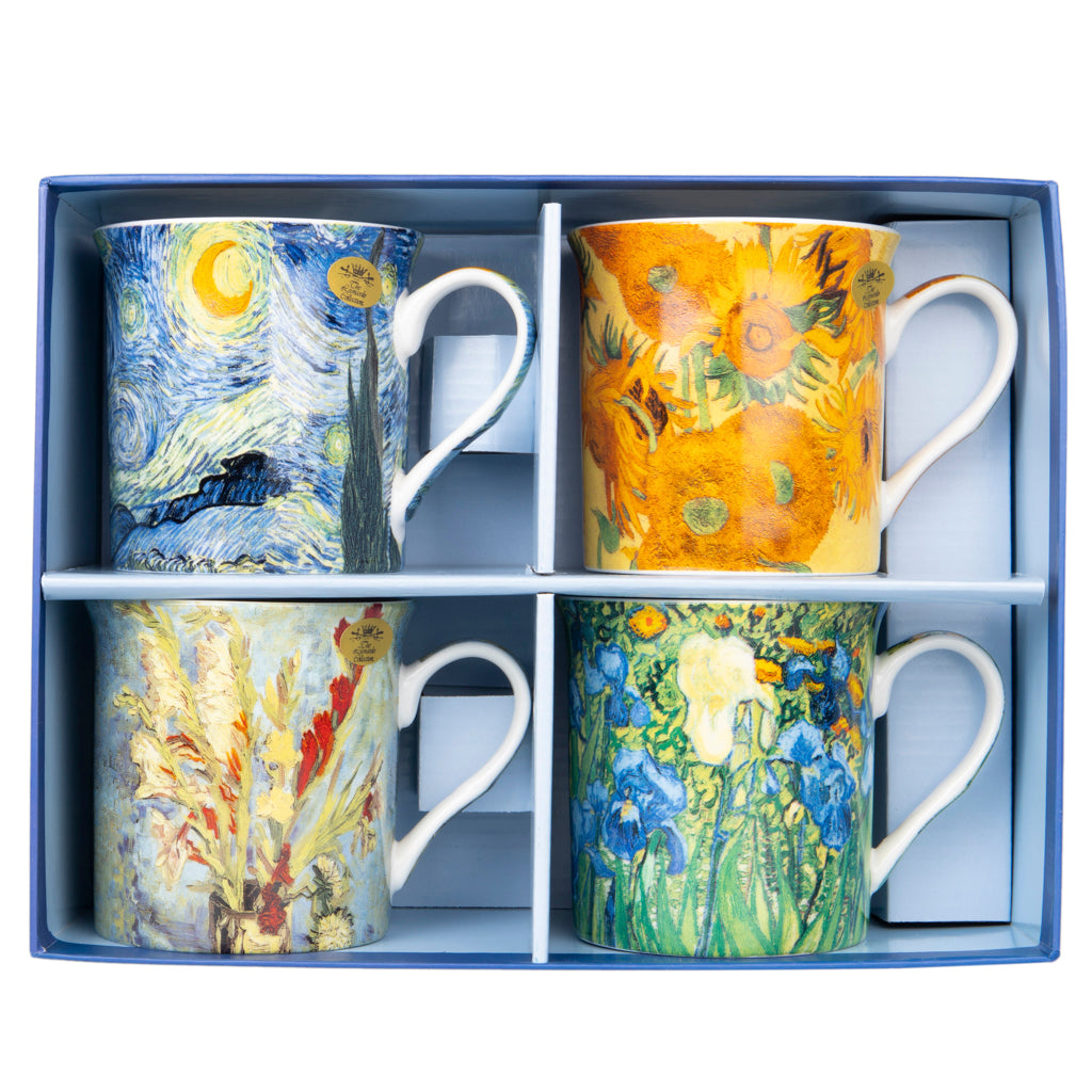 Vincent Van Gogh Mugs (Set of 4)