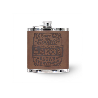 Personalised Hip Flask (Men's Names)