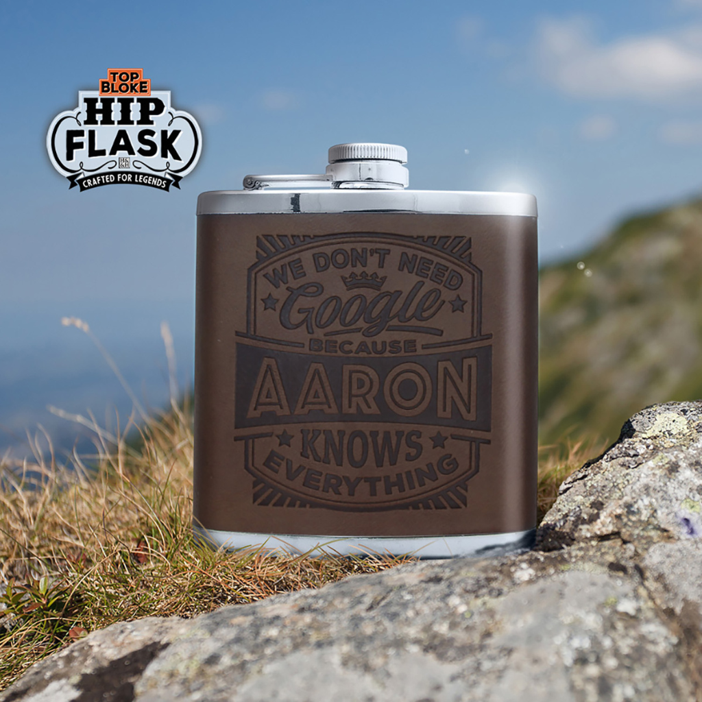 Personalised Hip Flask (Men's Names)