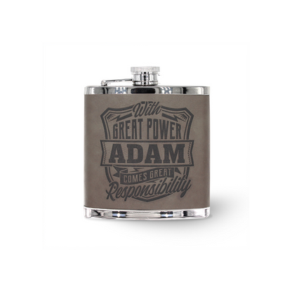 Personalised Hip Flask (Men's Names)