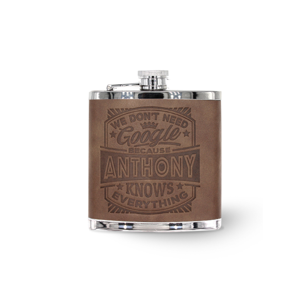 Personalised Hip Flask (Men's Names)