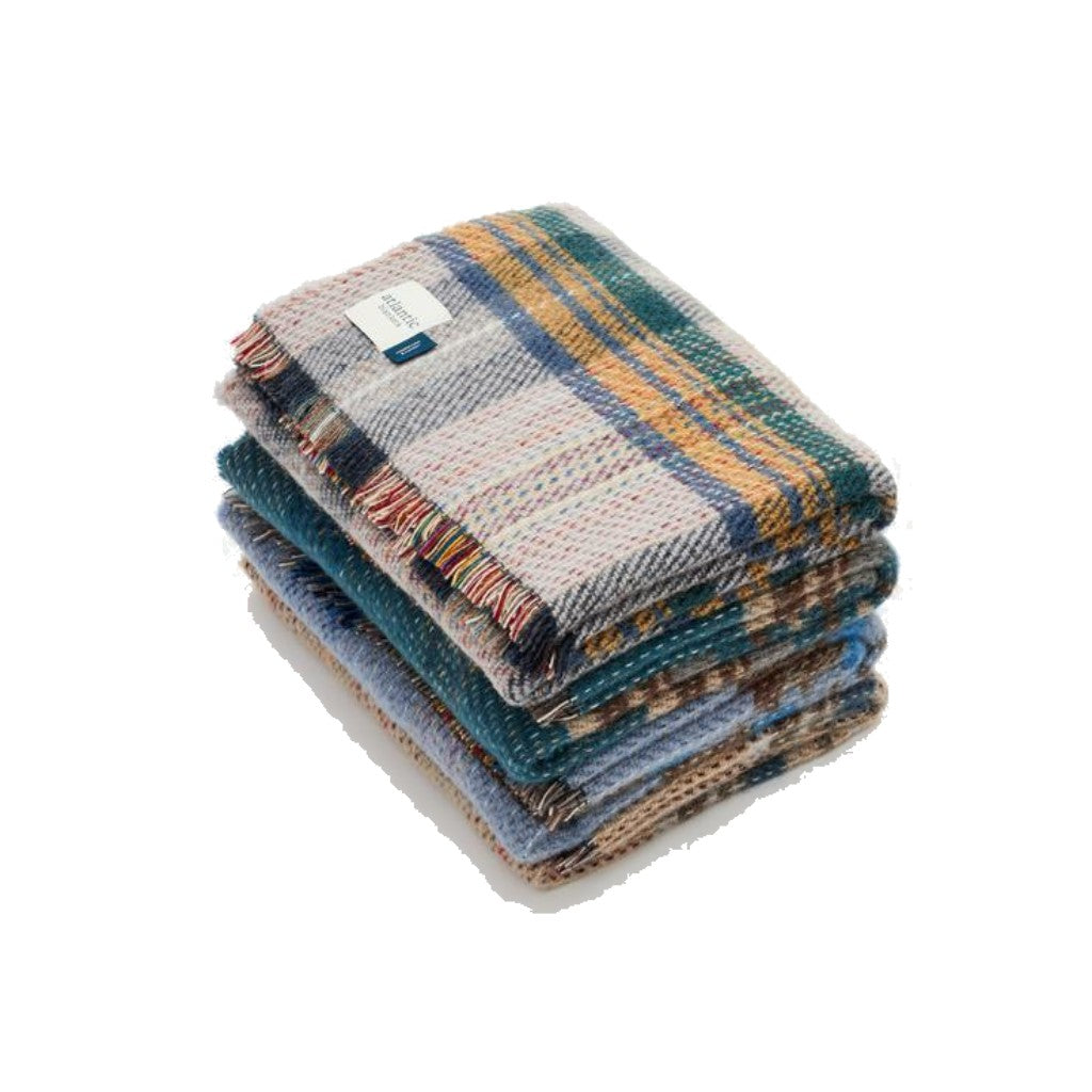 Atlantic Blankets Assorted Recycled Wool Picnic Rug