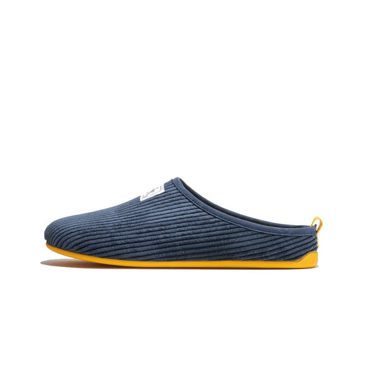 Mercredy Blue & Yellow Cord Slippers