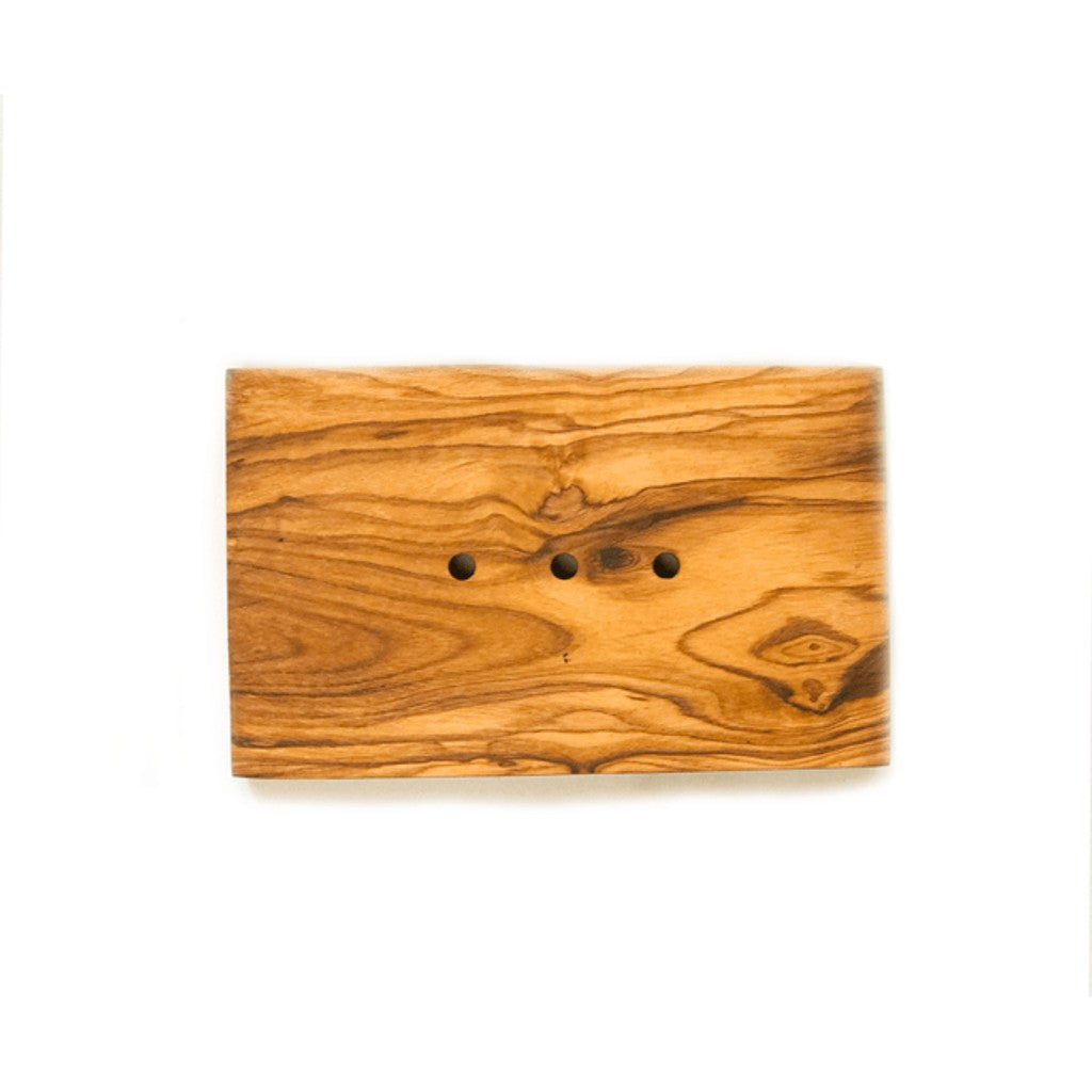 Eco Bath Olive Wood Rectangle Soap Dish