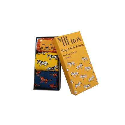 Mr Heron Safari Socks (Kids) (Set of 3)