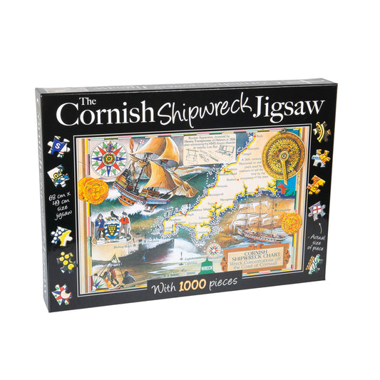 Cornish Shipwreck 1000 Piece Jigsaw Puzzle