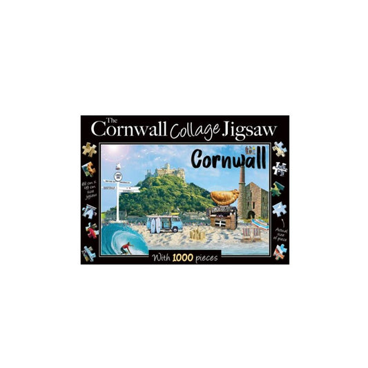 Cornwall Collage 1000 Piece Jigsaw Puzzle