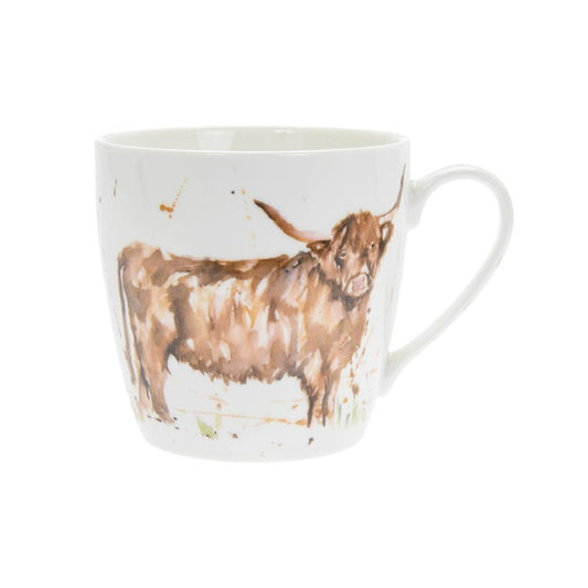 Illustrated Highland Cow Mug