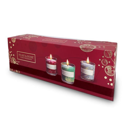 Festive Mini Candle Gift (Set of 3)