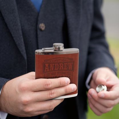 Personalised Hip Flask (Men's Names)