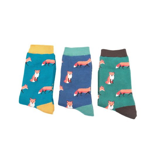 Mr Heron Fox Socks (Set of 3)