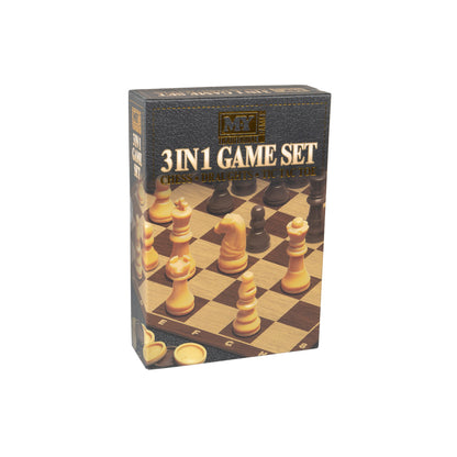 3 in 1 Board Games Set