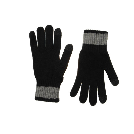 Touchscreen Black & Grey Gloves