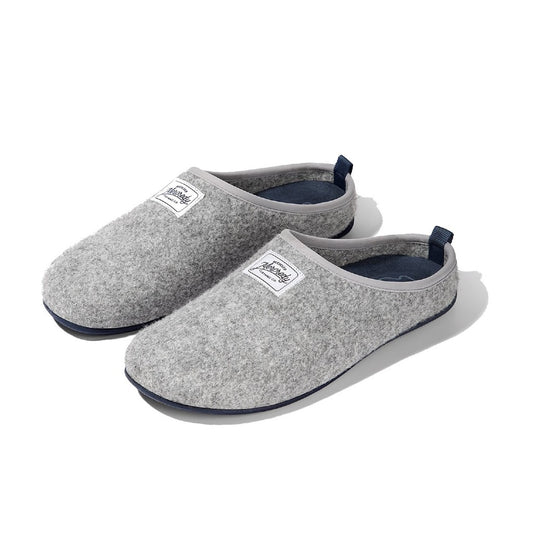 Mercredy Grey & Navy Slippers