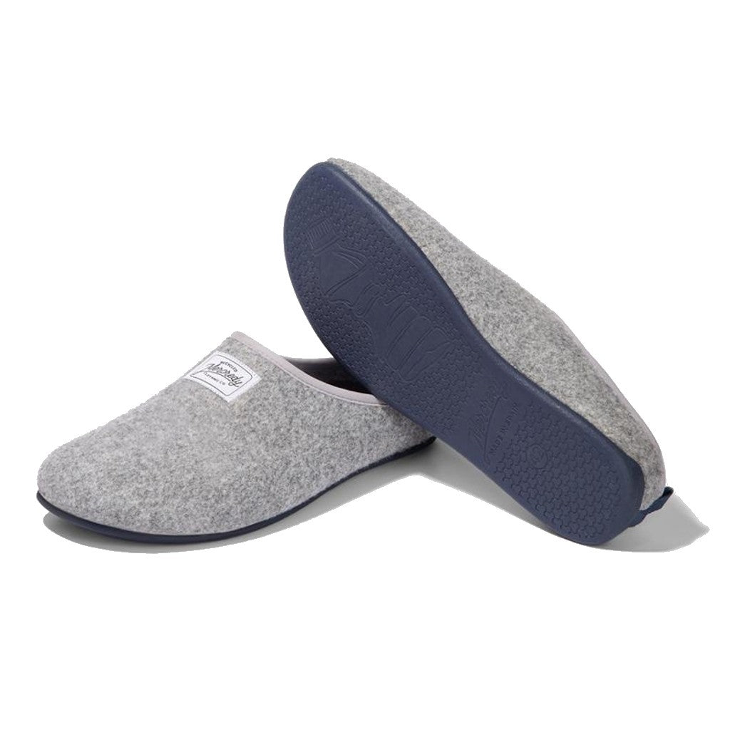 Mercredy Grey & Navy Slippers