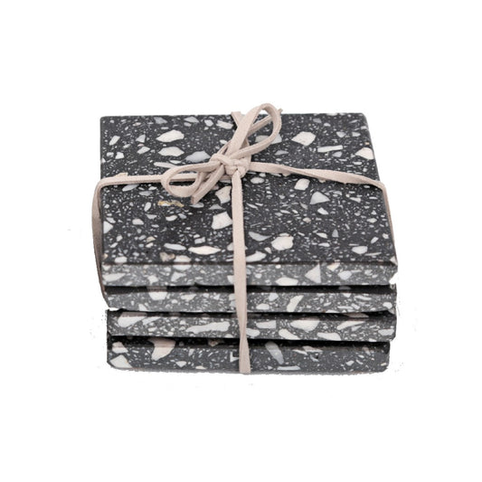 Grey Terrazzo Coasters (Set of 4)