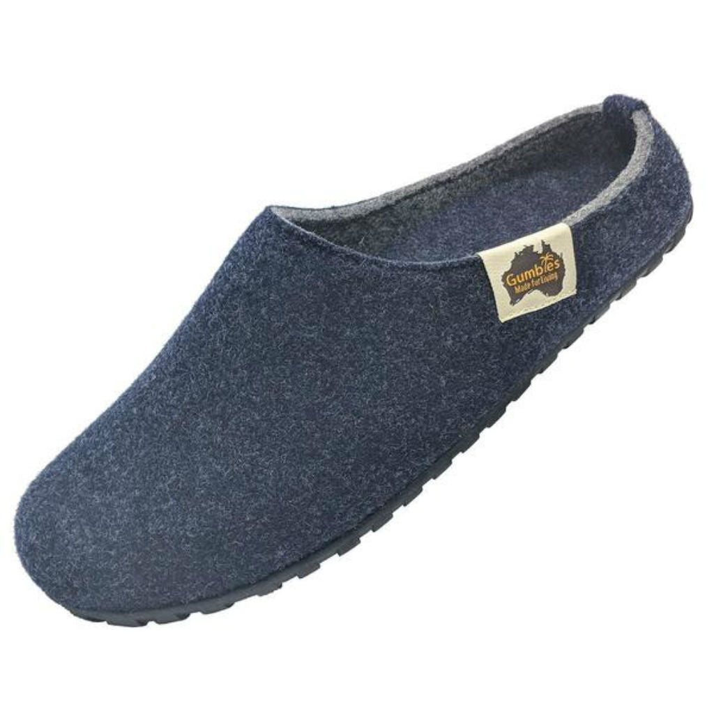 Gumbies Outback Navy & Grey Slippers