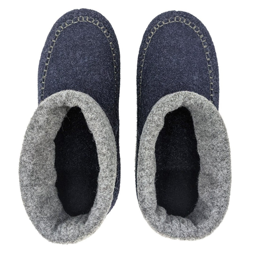 Gumbies Thredbo Navy & Grey Slipper Boots