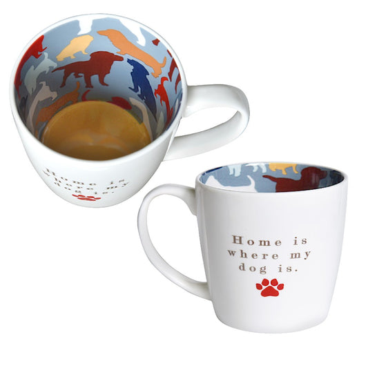 Home Is Where My Dog Is Inside Out Mug