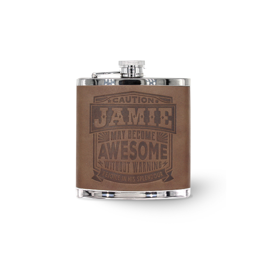 Personalised Hip Flask (Men's Names)