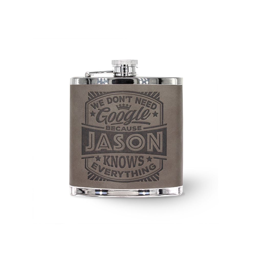 Personalised Hip Flask (Men's Names)