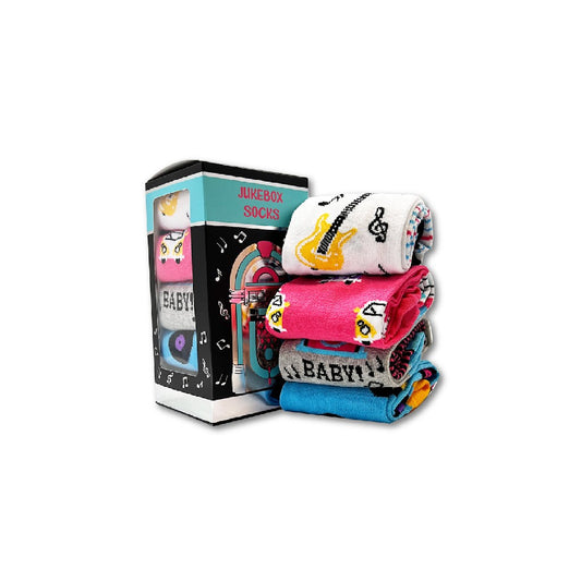 Urban Eccentric Jukebox Socks (Set of 4)