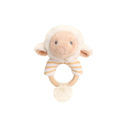 Keeleco Baby Lamb Ring Rattle