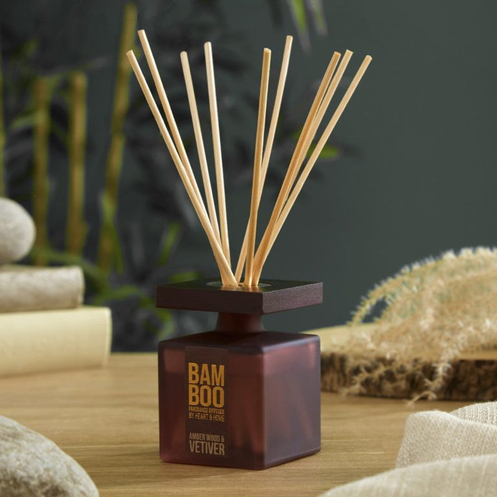 Amber Wood & Vetiver Fragrance Diffuser (80ml)