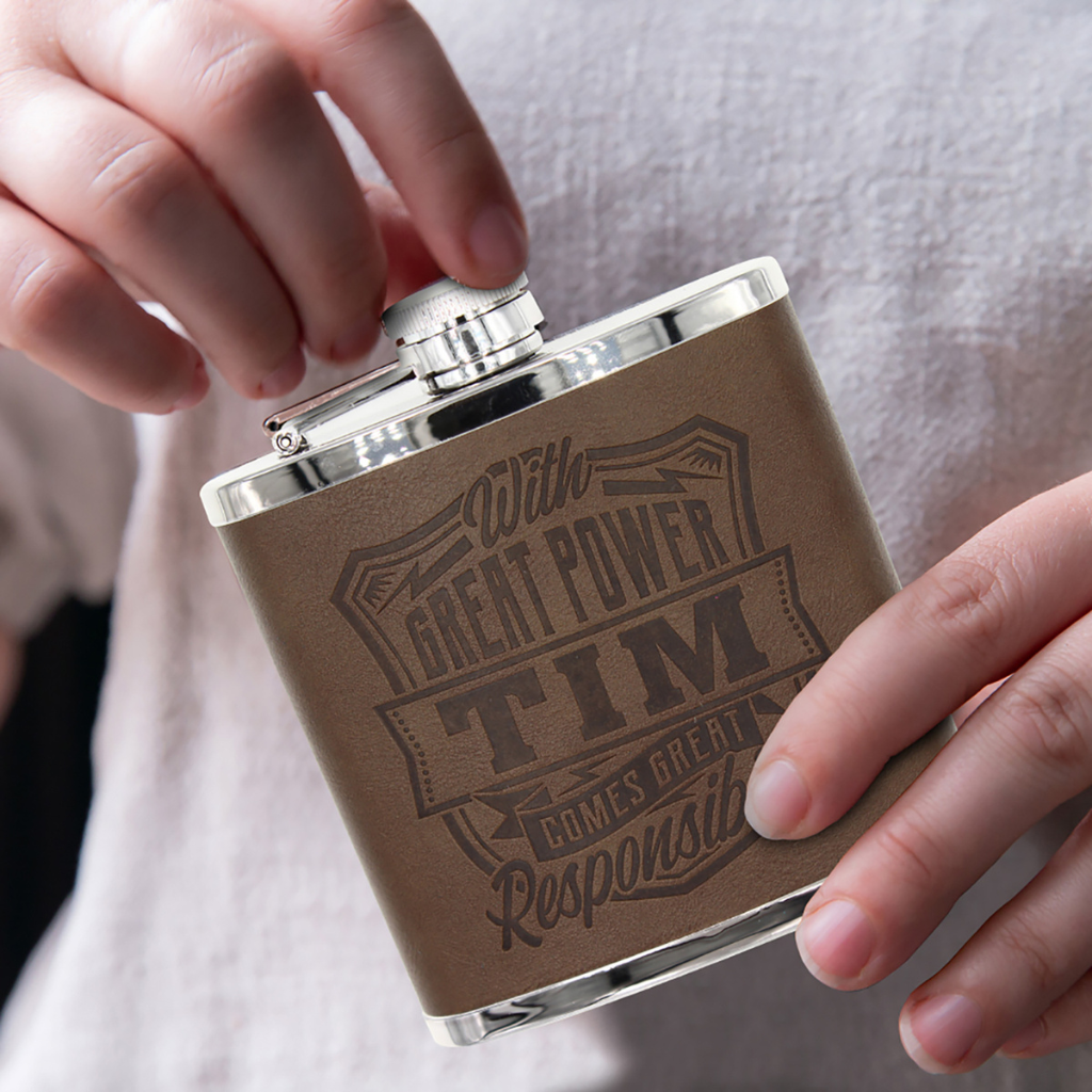 Personalised Hip Flask (Men's Names)