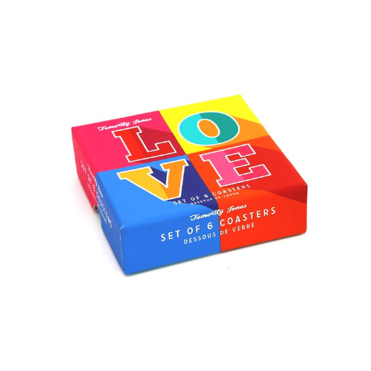 LOVE Coasters (Set of 6)