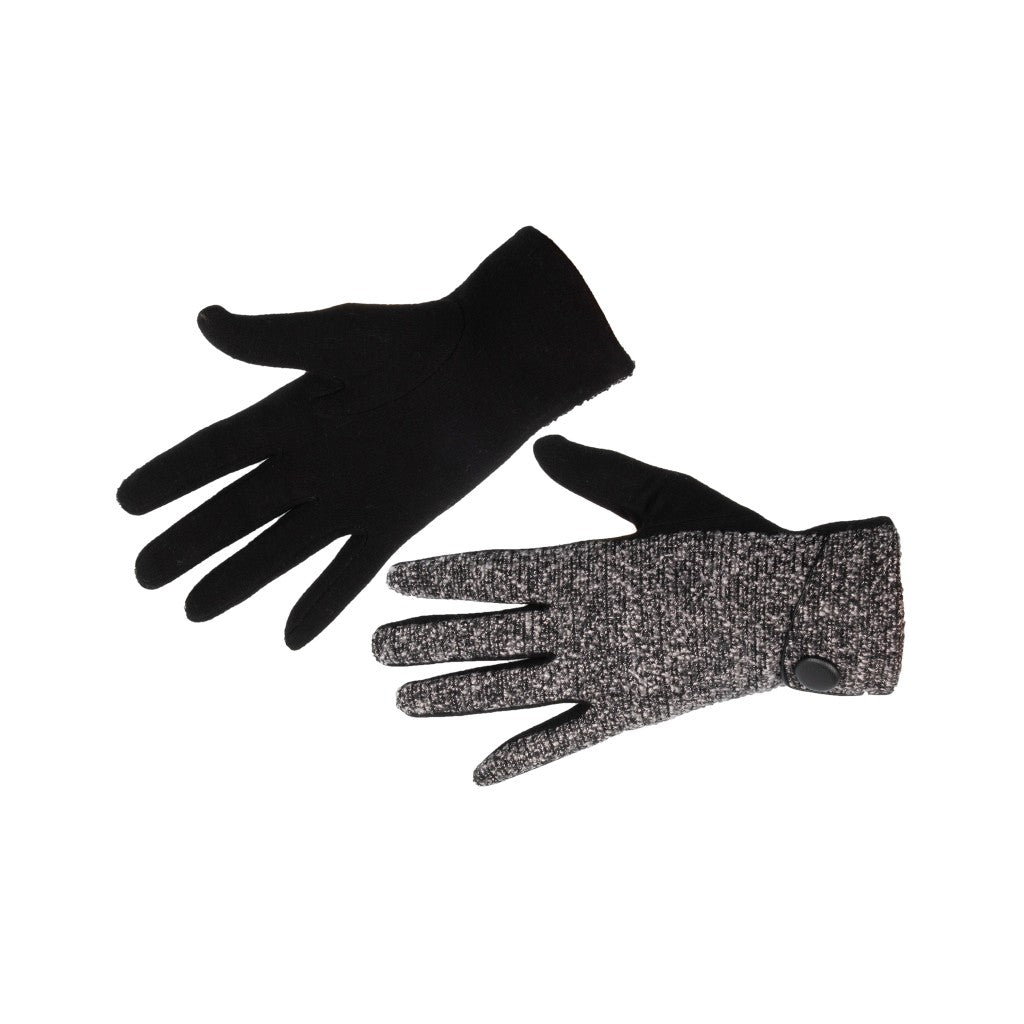 Black Fleck Gloves