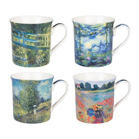 Claude Monet Mugs (Set of 4)