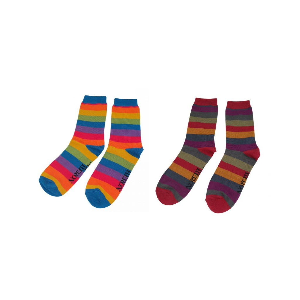 Mr Heron Striped Socks (Set of 2)