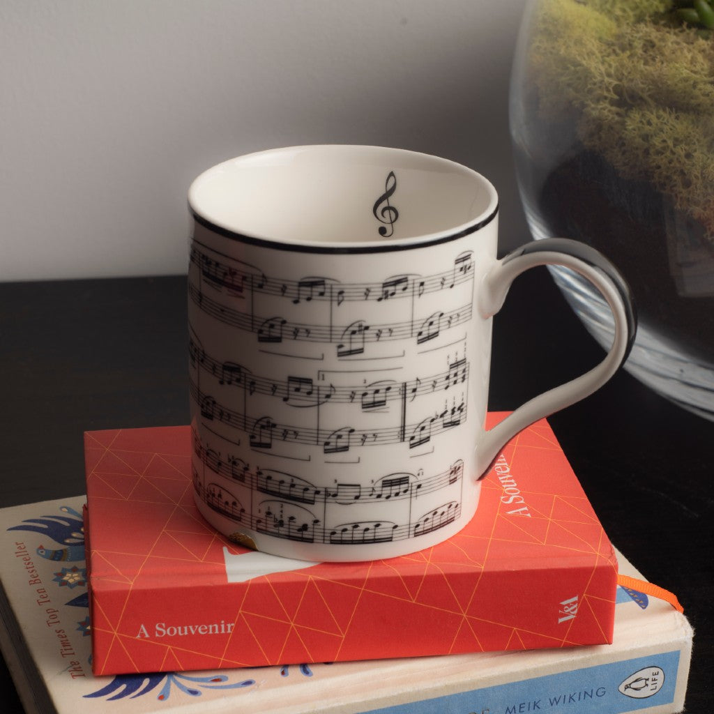 Musical Score Mugs (Set of 4)