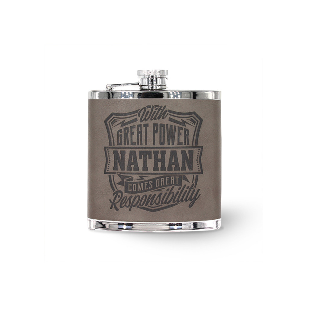 Personalised Hip Flask (Men's Names)