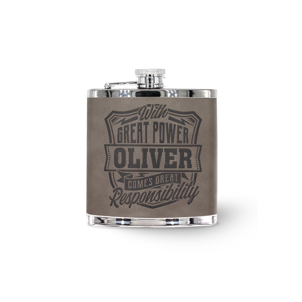 Personalised Hip Flask (Men's Names)