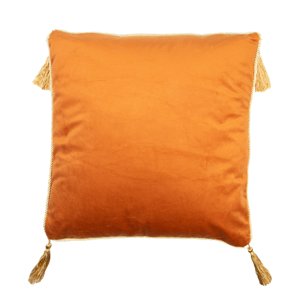 Burnt Orange Fantasy Eye Scatter Cushion