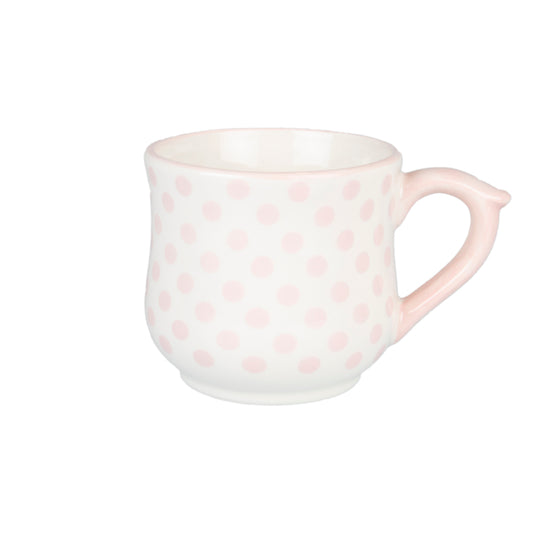 Pink Polka Dot Mug