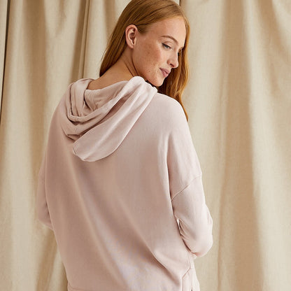 Bamboo Loungewear Rose Pink Hoodie