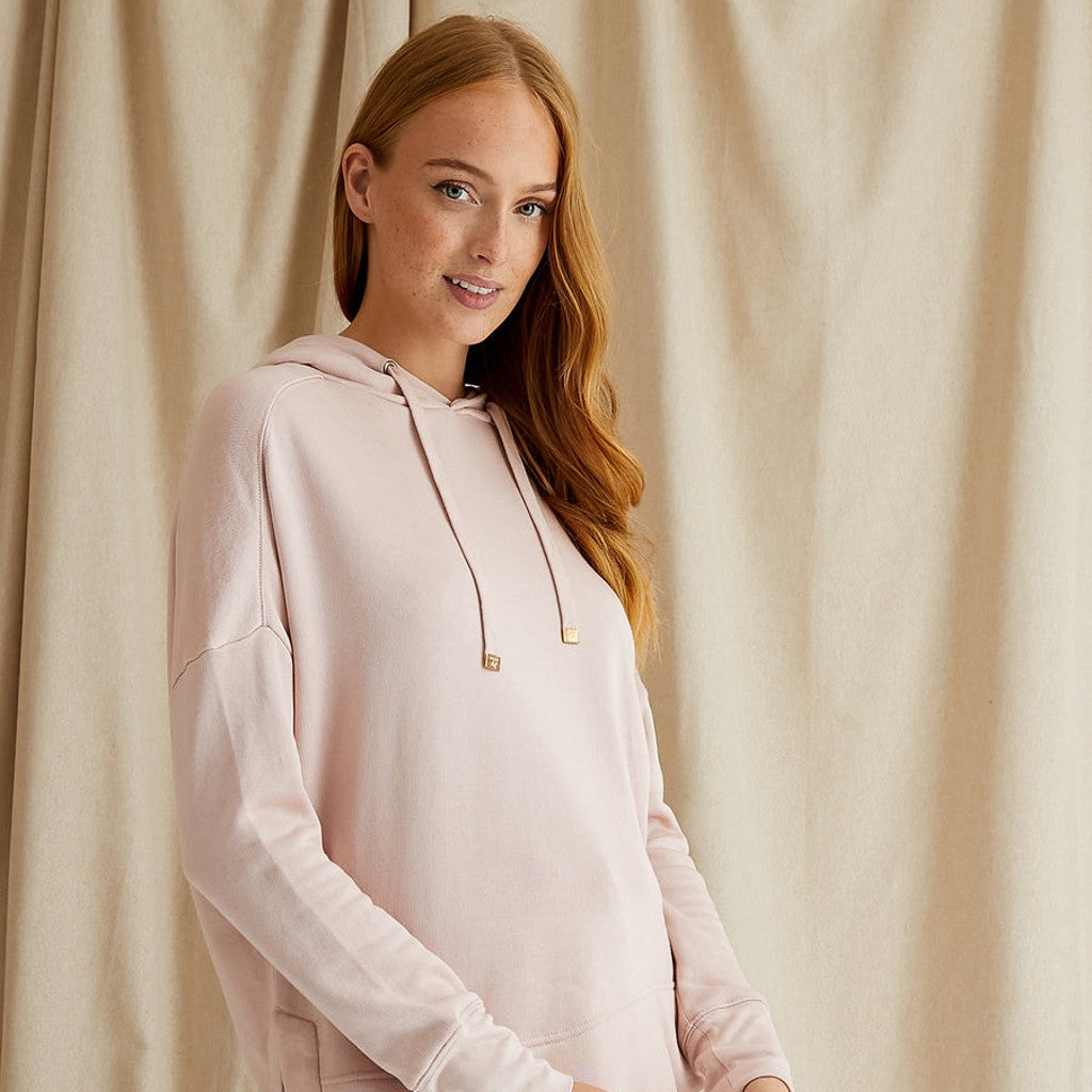 Bamboo Loungewear Rose Pink Hoodie