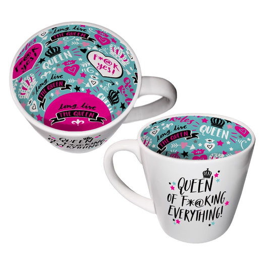 Queen Of F*@king Everything Inside Out Mug