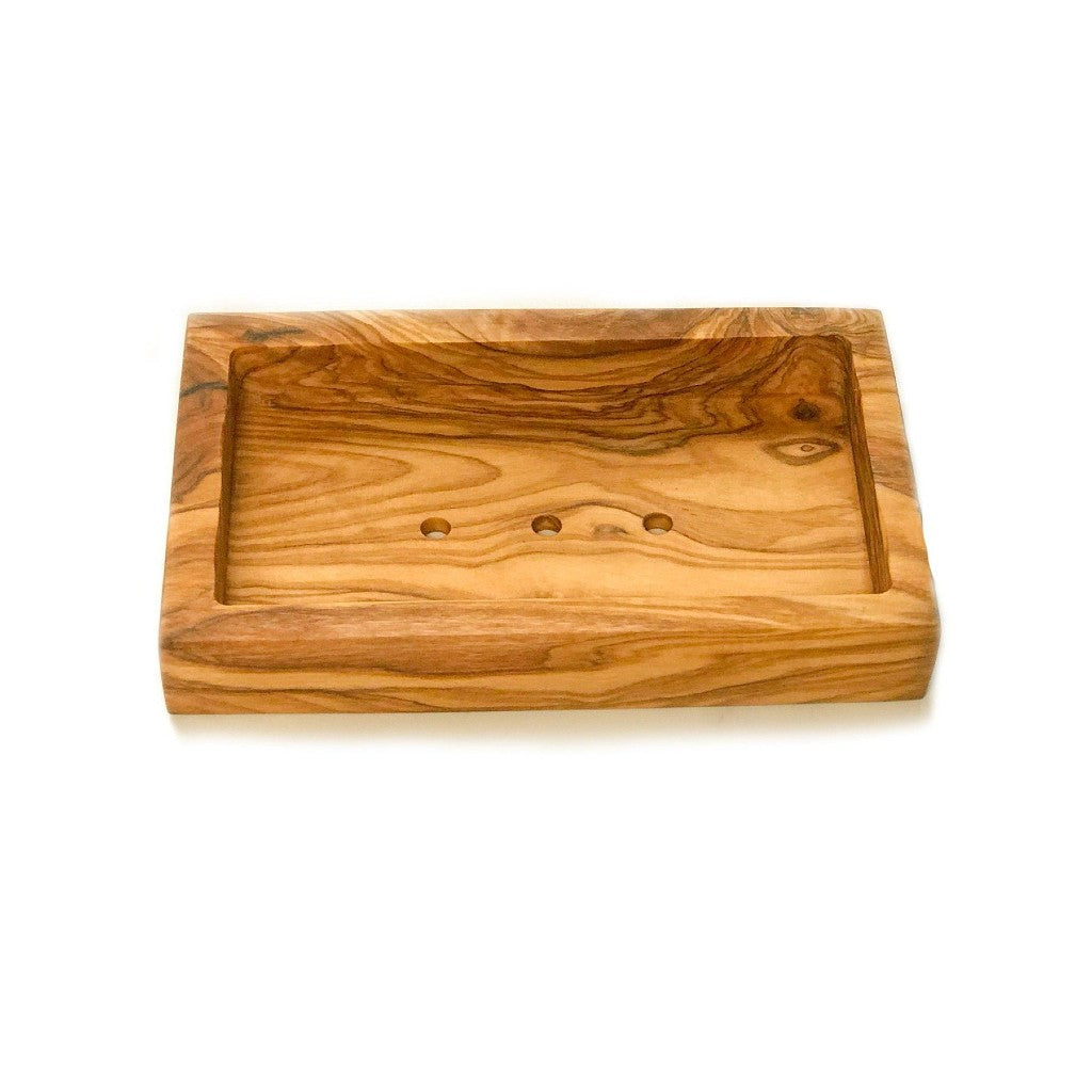 Eco Bath Olive Wood Rectangle Soap Dish