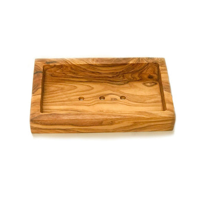 Eco Bath Olive Wood Rectangle Soap Dish