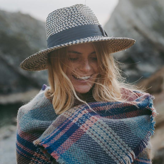 Atlantic Blankets Assorted Recycled Wool Picnic Rug