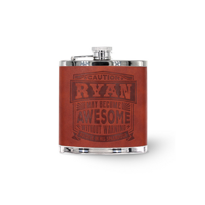 Personalised Hip Flask (Men's Names)