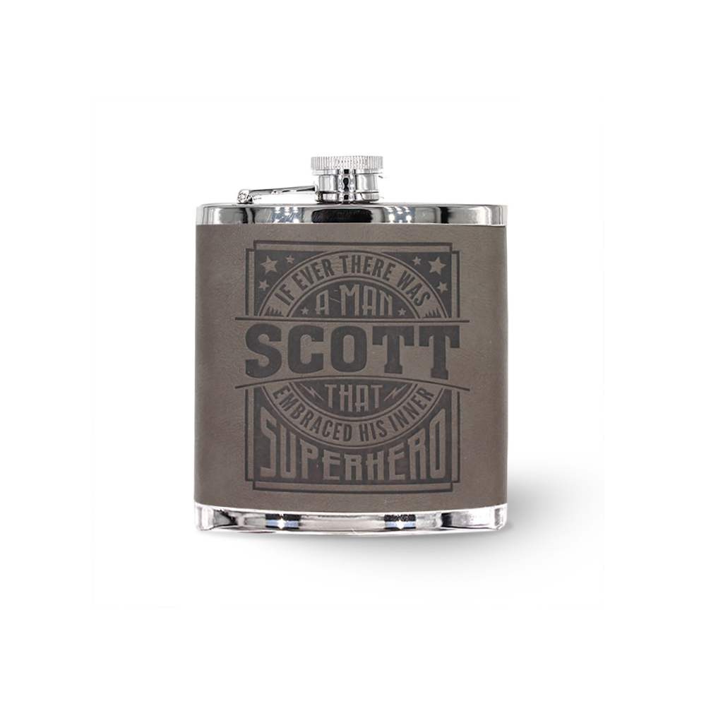 Personalised Hip Flask (Men's Names)