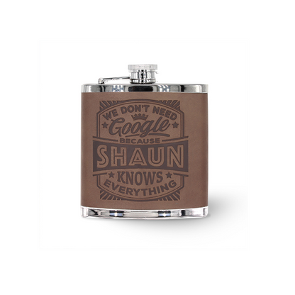 Personalised Hip Flask (Men's Names)