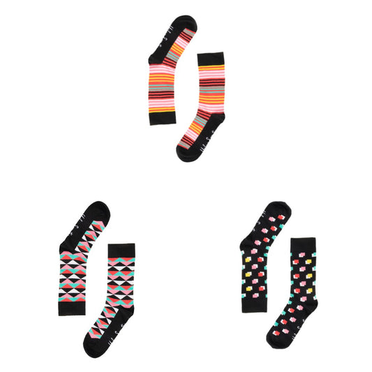Urban Eccentric Snazzy Box Of Socks (3 Pairs)