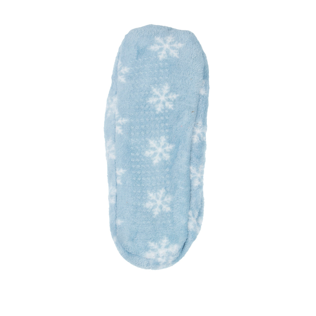 Blue Snowflake Ballet Slippers