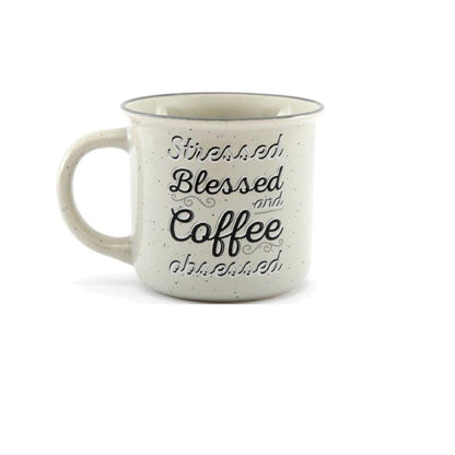 Stressed Blessed and Coffee Obsessed Mug